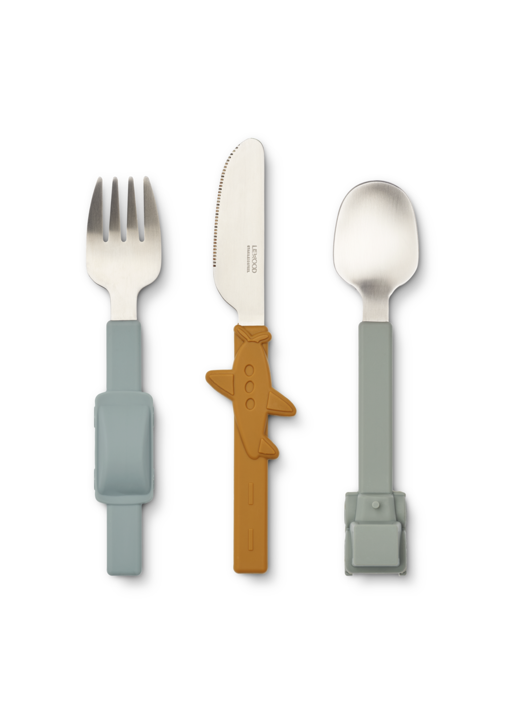 Liewood Liewood - Tove cutlery set - Blue fog mix