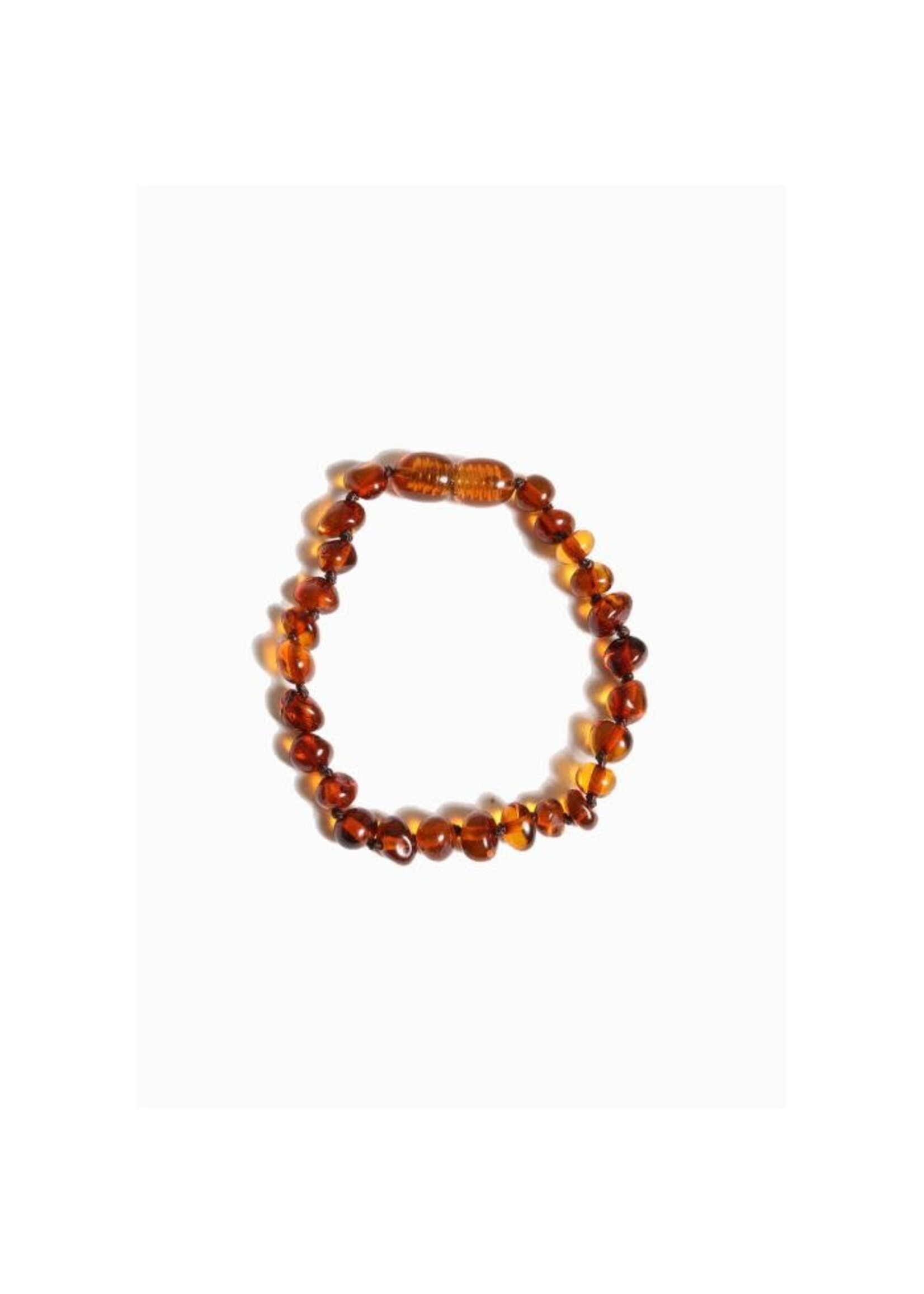 Coni barnsteen armband Cognac - 14 cm