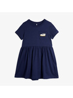 MINI RODINI Mini Rodini - Jogging Emb Ss Dress - Blue