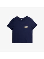 MINI RODINI Mini Rodini - Jogging Emb Ss Tee - Blue