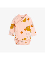 MINI RODINI Mini Rodini - Squirrels Aop Wrap Body - Pink