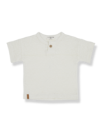 1+ in the family 1+ in the family  - Valdarno - Ivory S.Sleeve Henley Shirt