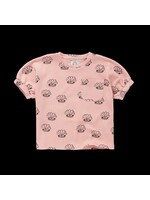 Sproet en Sprout Sproet en Sprout - T-shirt elastic Shell print Blossom