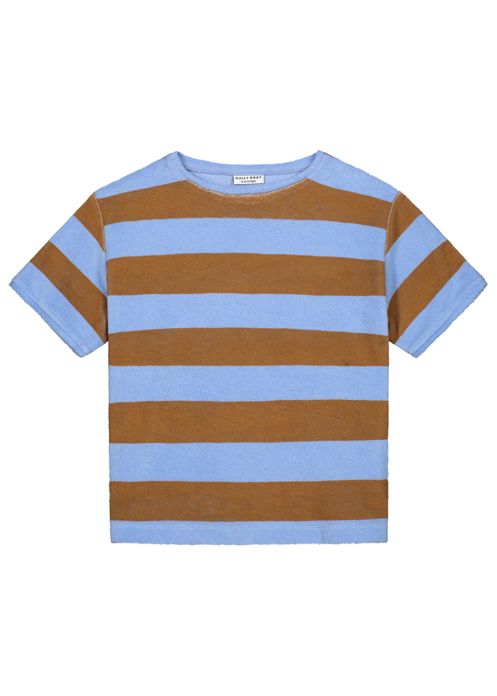 Daily Brat Daily Brat - Striped towel t-shirt serenity blue