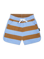 Daily Brat Daily Brat - Striped towel shorts serenity blue