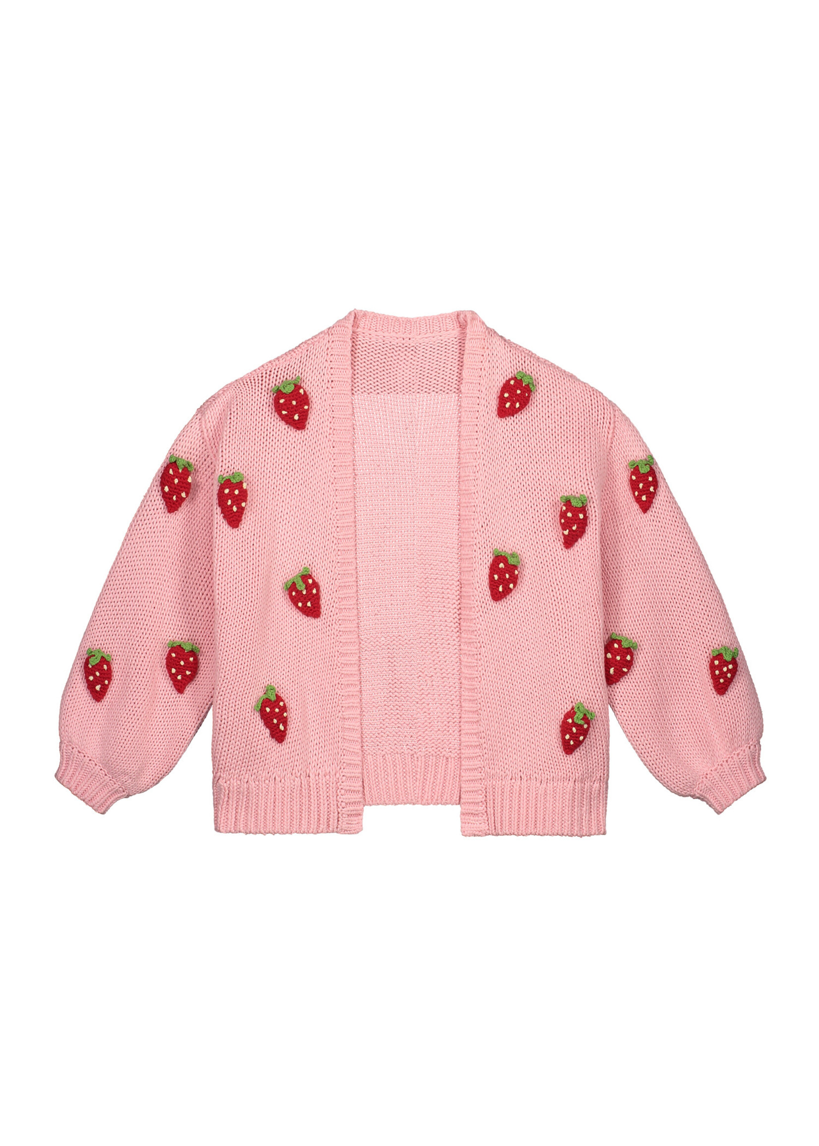 Daily Brat Daily Brat - Very berry knitted vest strawberry pink