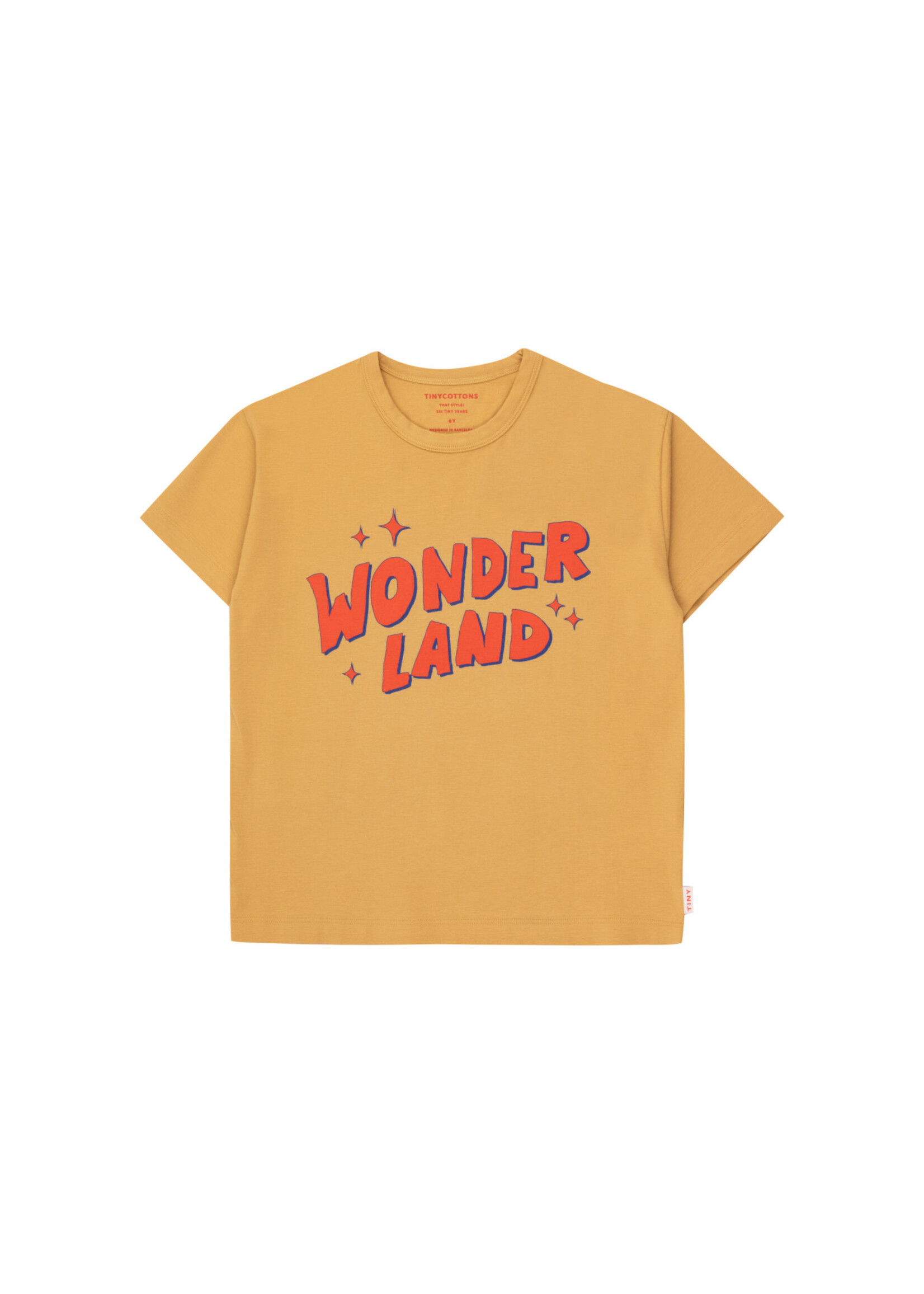 Tiny Cottons Tiny Cottons - WONDERLAND TEE pale ochre