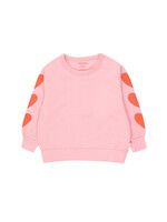 Tiny Cottons Tiny Cottons - HEARTS SWEATSHIRT rose pink