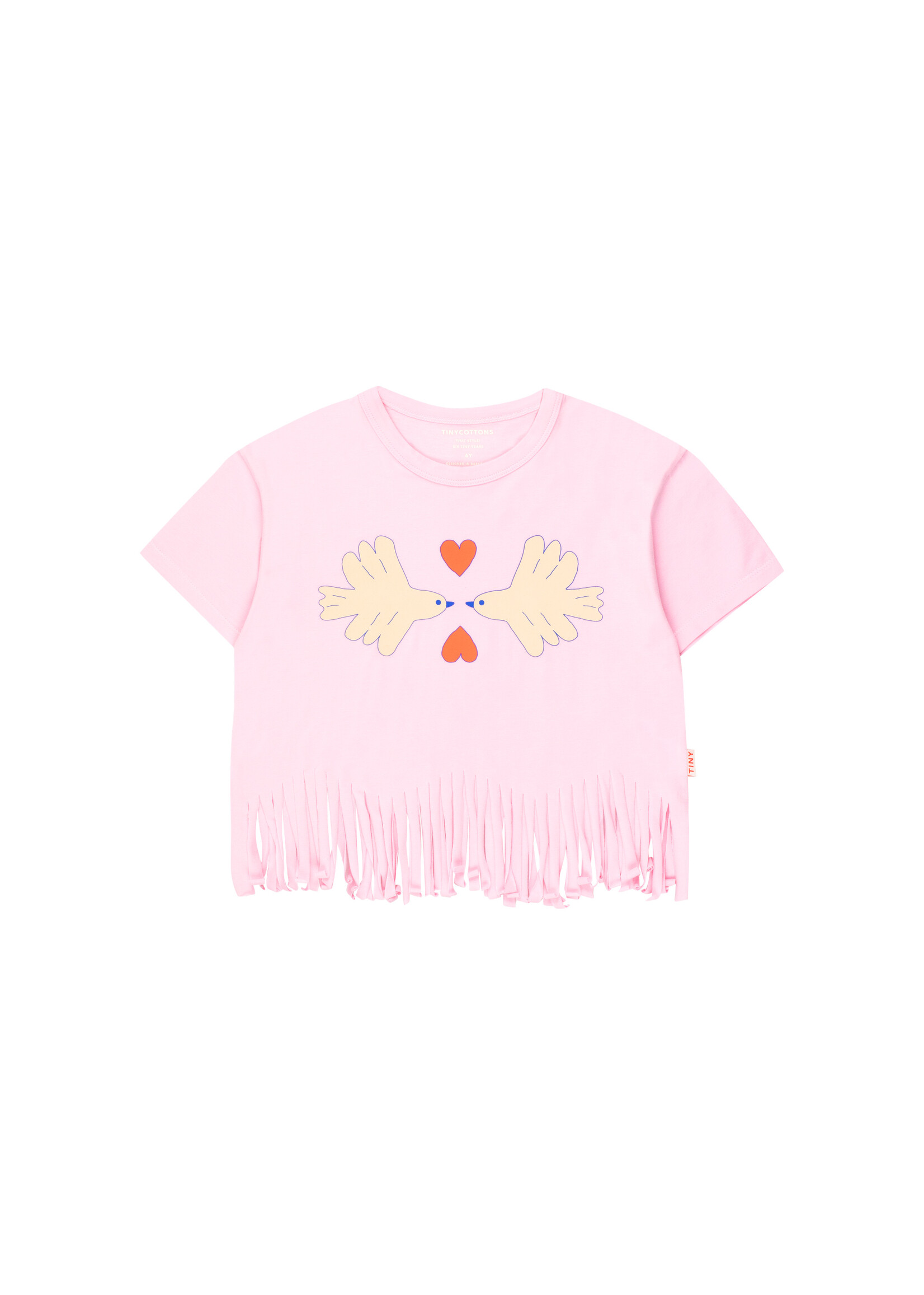 Tiny Cottons Tiny Cottons - DOVES TEE light pink
