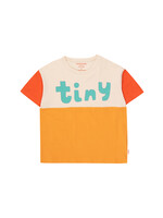 Tiny Cottons Tiny Cottons - TINY COLOR BLOCK TEE light cream/orange