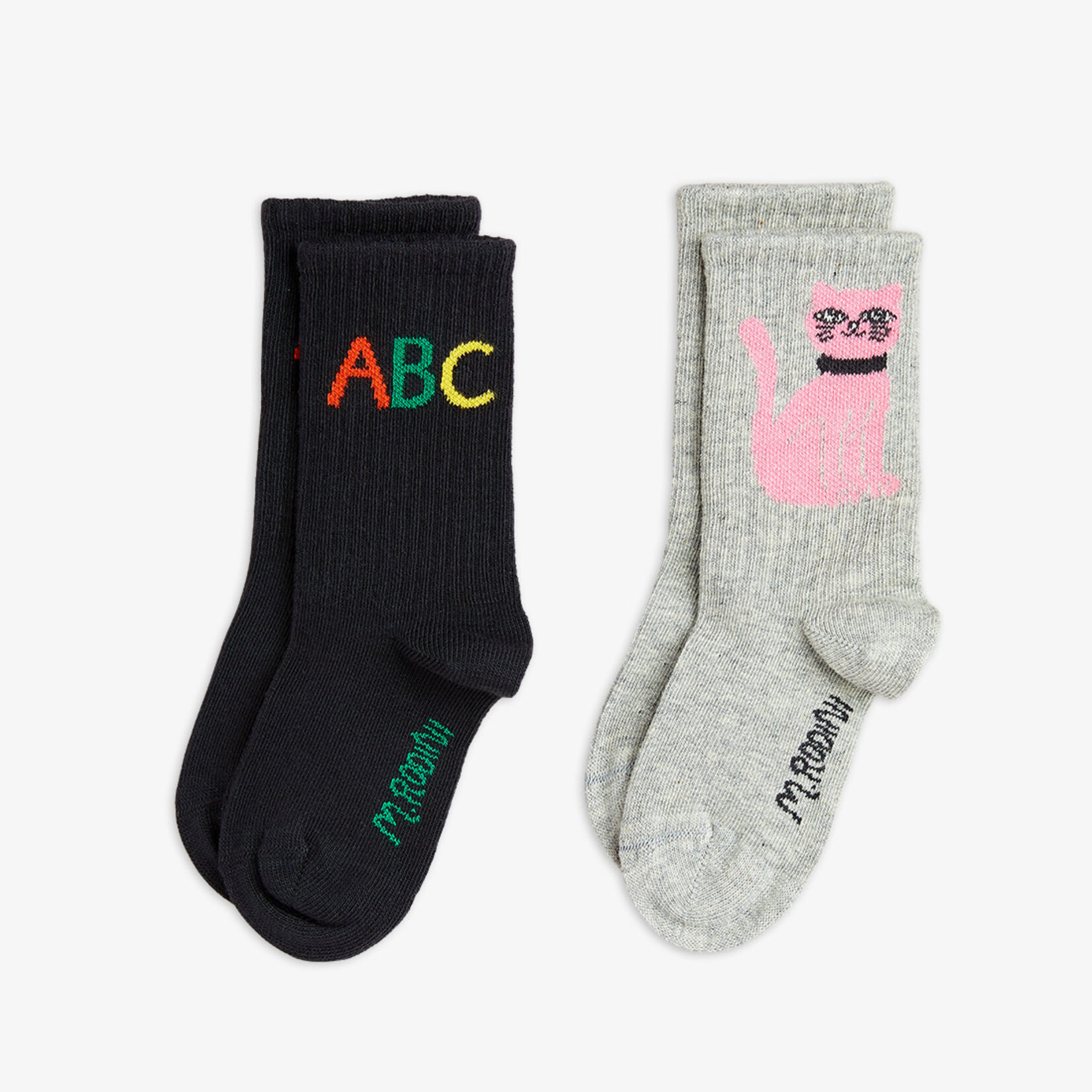 MINI RODINI Mini Rodini - Abc 2-Pack Socks - Multi