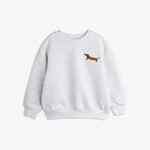 MINI RODINI Mini Rodini - Dog Emb Sweatshirt - Grey Melange