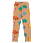 Jelly Mallow Jelly Mallow - Colorful Bird Leggings - Brown