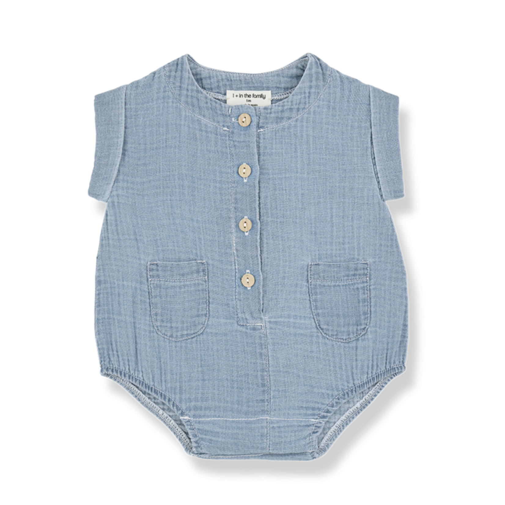 1+ in the family 1+ In The Family - Carlo - Romper Denim