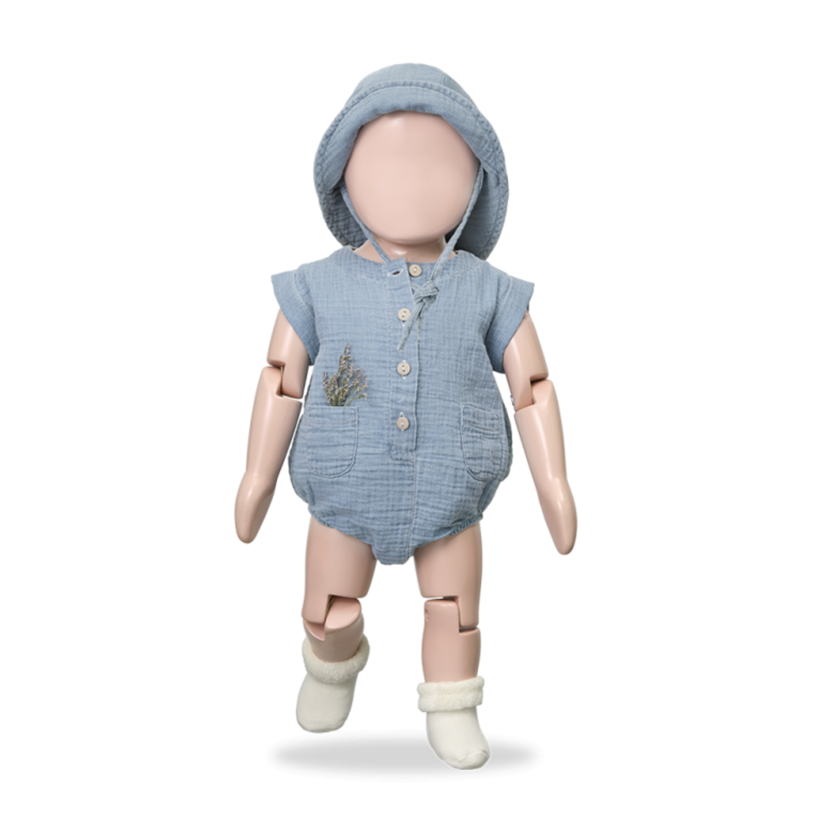 1+ in the family 1+ In The Family - Carlo - Romper Denim