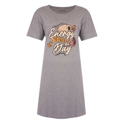 TPNGD1406A Temptation dames bigshirt Grijs Melange.