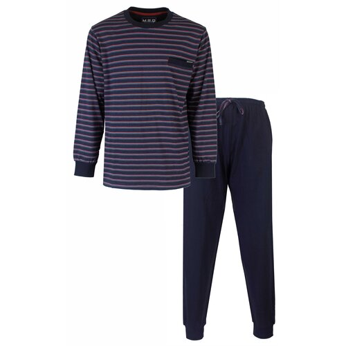 M.E.Q. MEPYH1412A MEQ Heren Pyjama Donker Blauw.