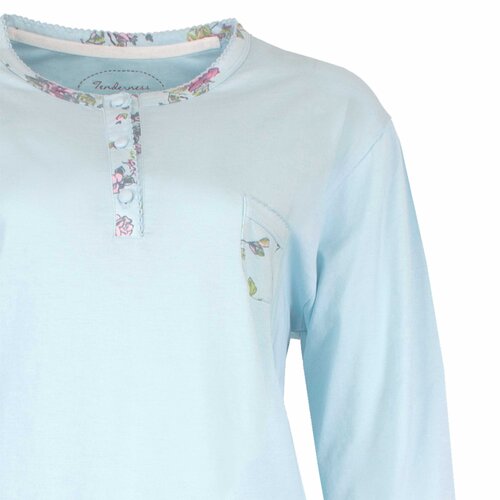 Tenderness TEPYD1403A Tenderness dames pyjama Licht Blauw.