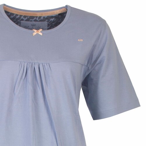 Medaillon MESAD1410A Medaillon dames shortama Licht Blauw-Grijs.