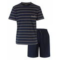 Paul Hopkins PHSAH1409A Paul Hopkins heren shortama Indigo Blauw.