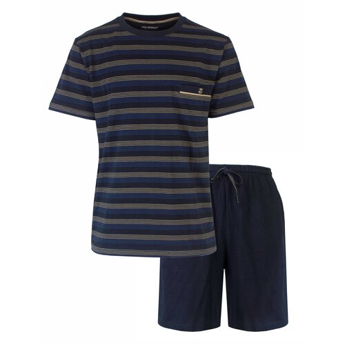 Paul Hopkins PHSAH1409A Paul Hopkins heren shortama Indigo Blauw.