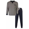 M.E.Q. MEPYH1404A MEQ Heren Pyjama Navy Blauw.