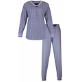 Medaillon MEPYD1413A Medaillon dames pyjama Lavendel Blauw.