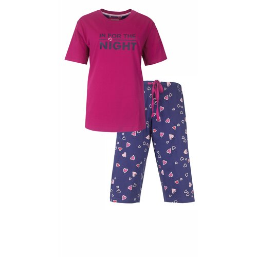 Irresistible IRPYD15010A Irresistible dames 3/4 pyjama Fuchsia.