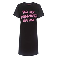 TPNGD15001A Temptation dames Big Shirt Zwart.