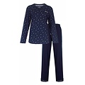 Medaillon MEPYD15007A Medaillon dames pyjama donker blauw.