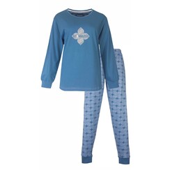 IRPYD15005A Irresistible dames pyjama Ocean Blue.