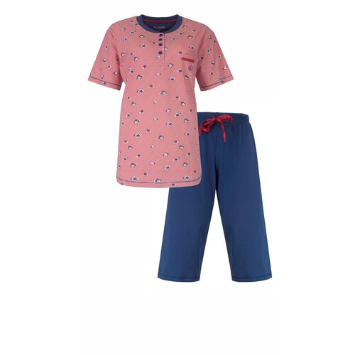 Irresistible IRPYD15007A Irresistible dames 3/4 pyjama Blauw.