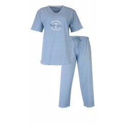 TEPYD15009A Tenderness 3/4 dames pyjama Licht Blauw.