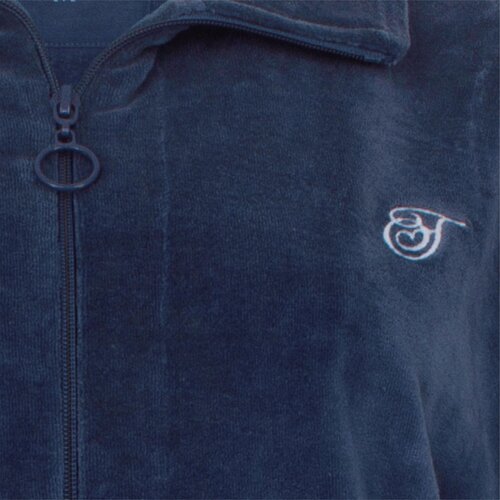 Tenderness TEHSD25001A Tenderness dames Huispak Velours Blauw.