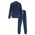 Tenderness TEHSD25001A Tenderness dames Huispak Velours Blauw.