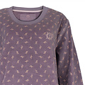 Tenderness TEPYD25022A Tenderness dames pyjama Velours Paars.