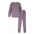Tenderness TEPYD25022A Tenderness dames pyjama Velours Paars.