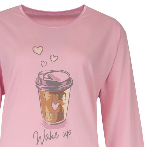 Temptation TPNGD25010A Temptation dames Big Shirt Roze.