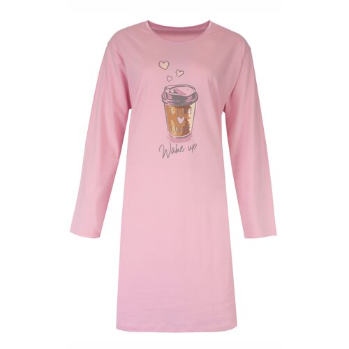 Temptation TPNGD25010A Temptation dames Big Shirt Roze.