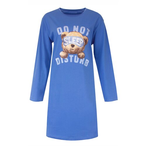 Temptation TPNGD25005A Temptation dames Big Shirt Blauw.