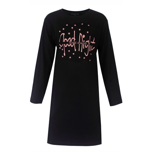 Temptation TPNGD25001A Temptation dames Big Shirt Zwart.