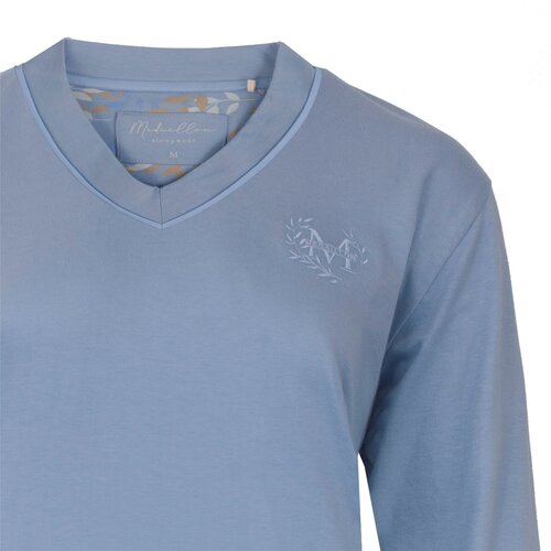 Medaillon MENGD25003A Medaillon dames Nachthemd Blauw.