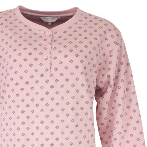Tenderness TENGD25011A Tenderness dames Fleece Nachthemd Roze.