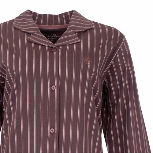 Medaillon MEPYD25010A Medaillon dames Doorknoop Pyjama Bruin.