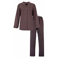 Medaillon MEPYD25010A Medaillon dames Doorknoop Pyjama Bruin.