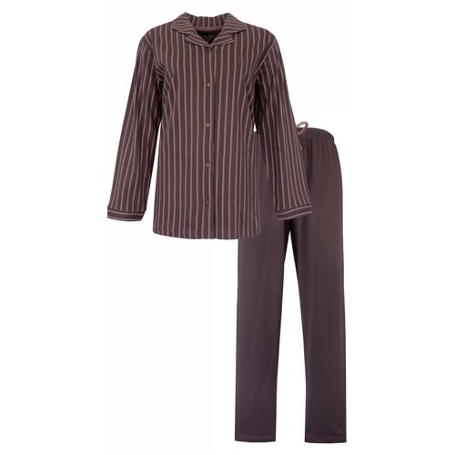 Medaillon MEPYD25010A Medaillon dames Doorknoop Pyjama Bruin.