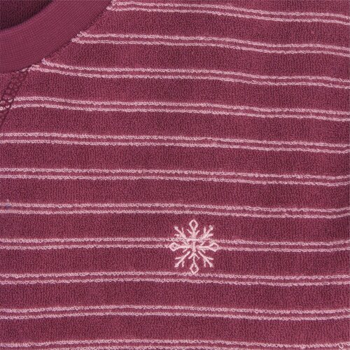 Tenderness TEPYD25002A Tenderness dames Badstof Pyjama Bordeaux.