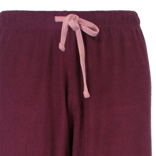 Tenderness TEPYD25002A Tenderness dames Badstof Pyjama Bordeaux.