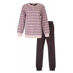 TEPYD25004A Tenderness dames Badstof Pyjama Beige.