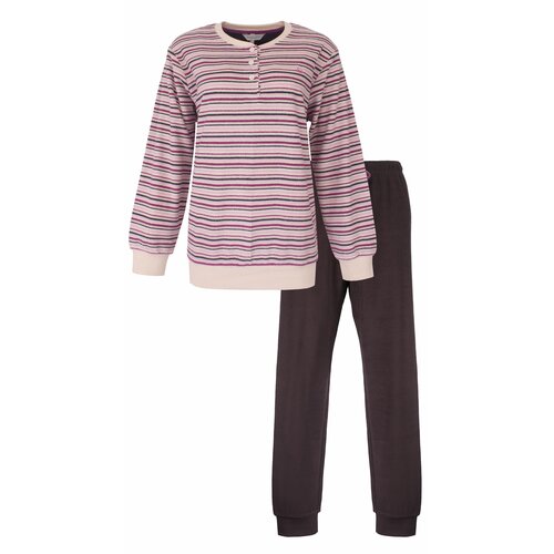 Tenderness TEPYD25004A Tenderness dames Badstof Pyjama Beige.